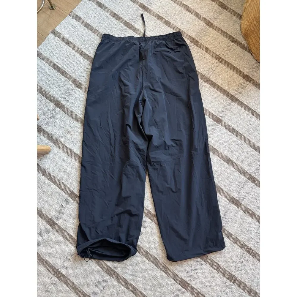 Nike Skims Stretch Nylon Oversized Track Pants Black XL Women’s